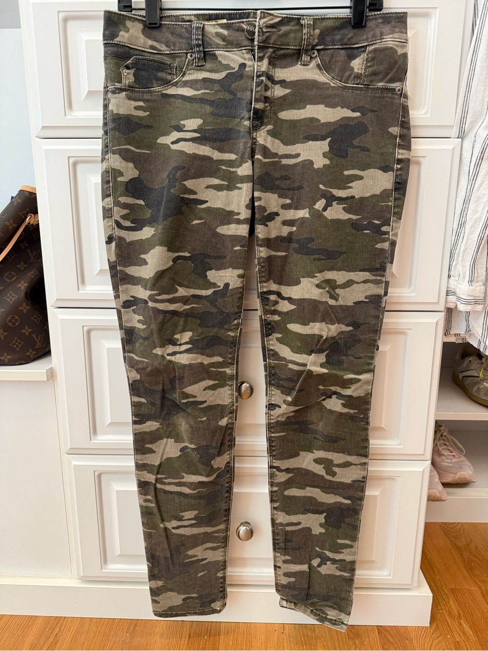 Skinny Low Rise Camo Women’s Jeans